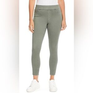 Nine West Heidi Pull-on Skinny Pants Agave Green size 14